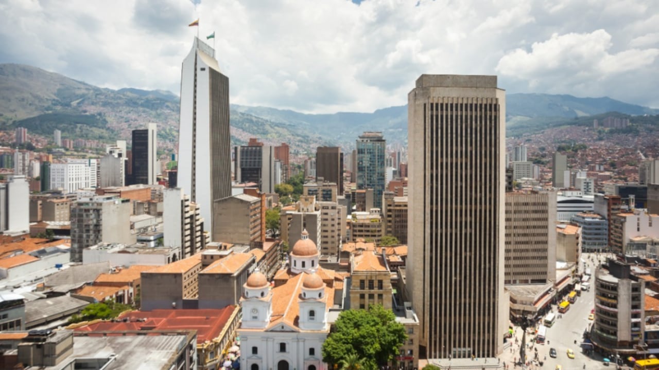 Panorámica de Medellín.
